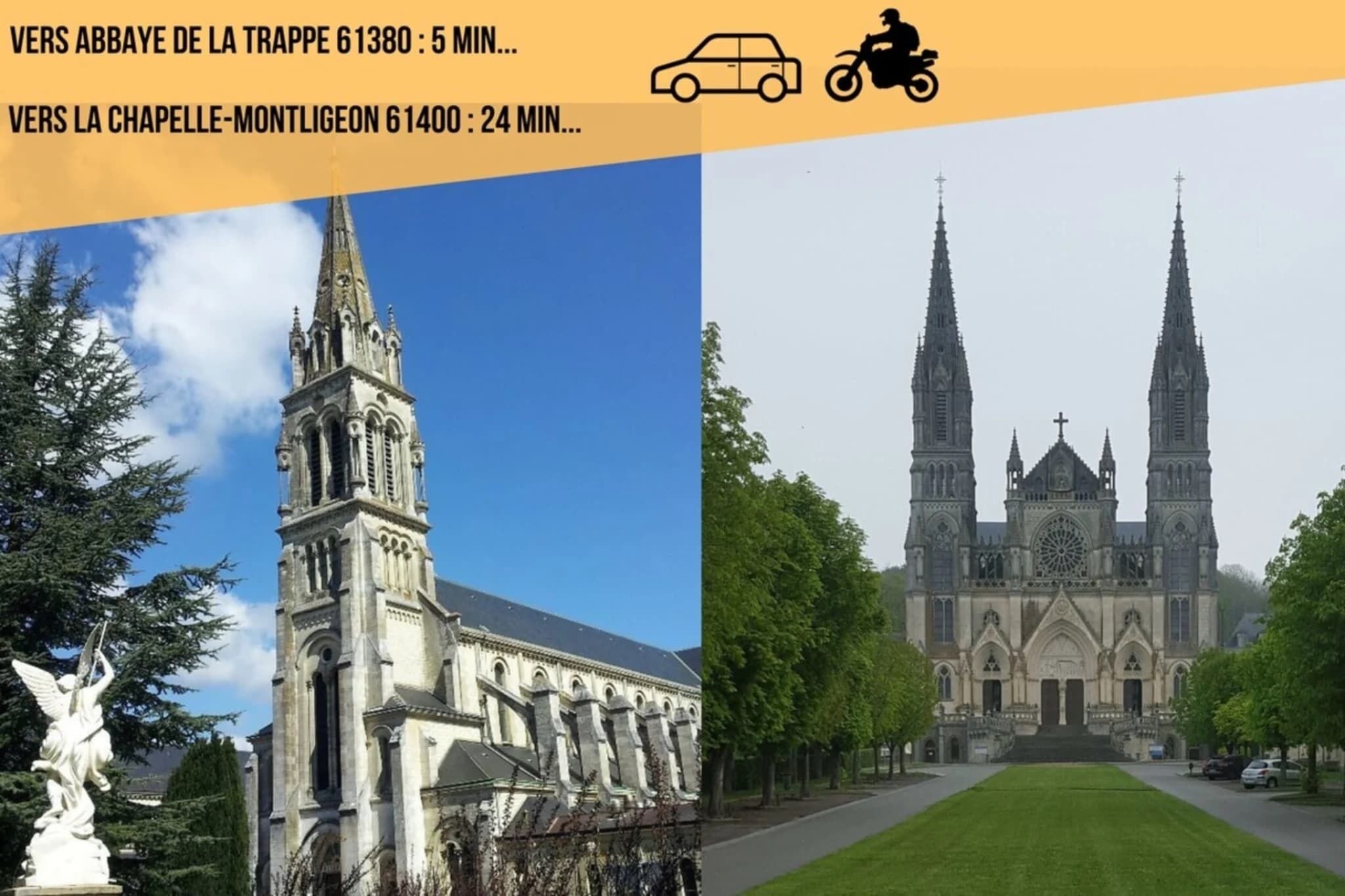 Studio centre village Soligny la Trappe proche Mortagne au perche -Sanateflo –