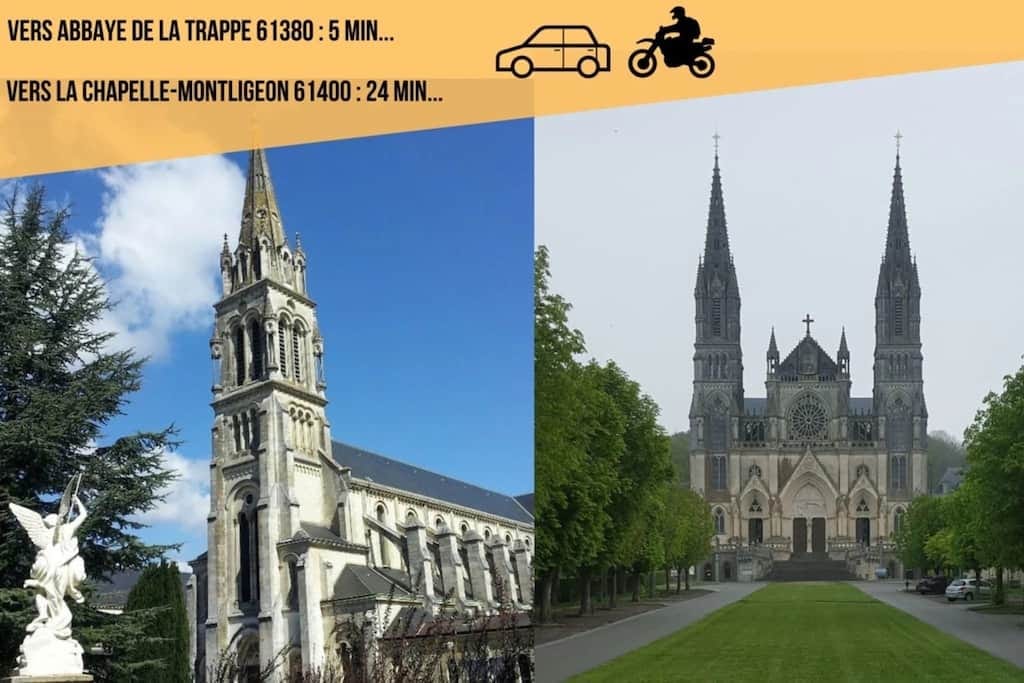 Studio centre village Soligny la Trappe proche Mortagne au perche -Sanateflo –